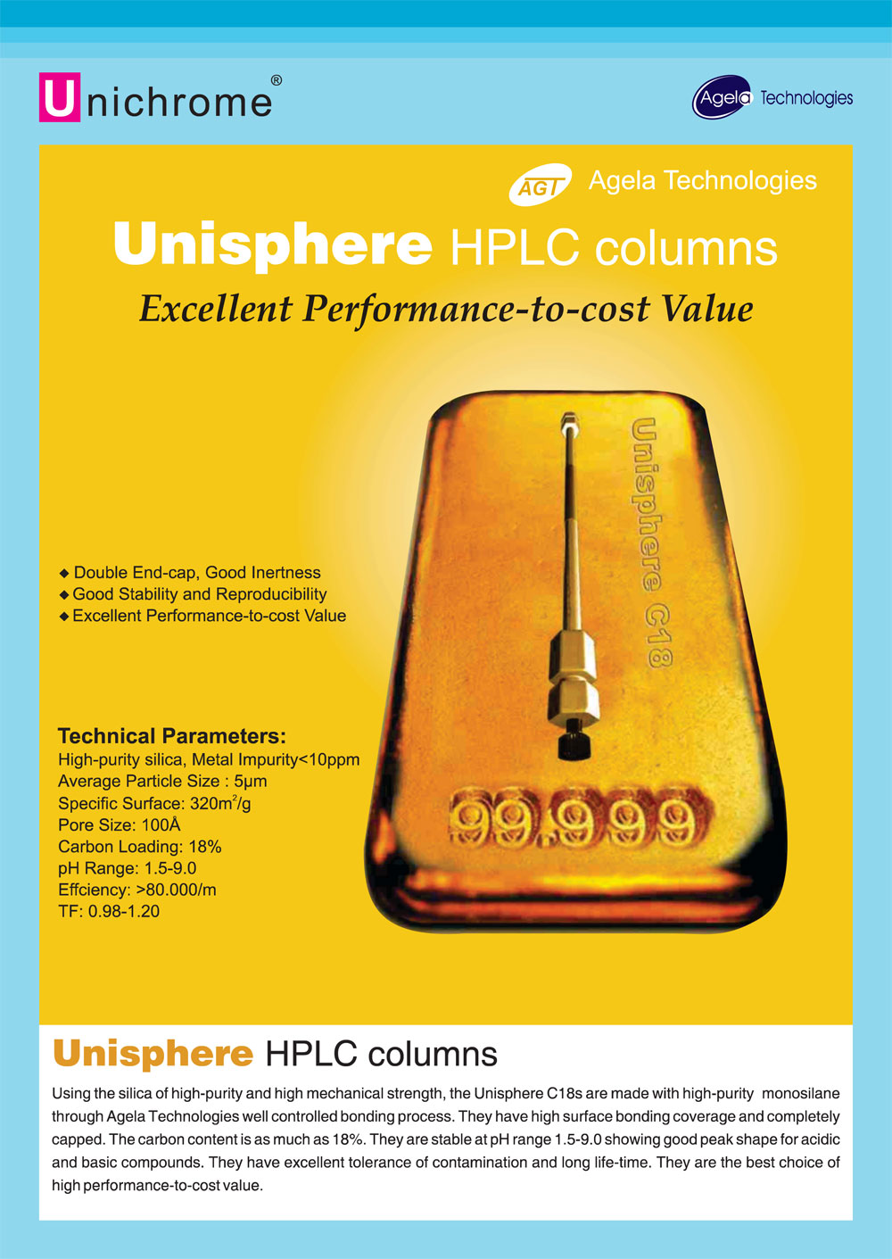 Unibond CNW column catalog